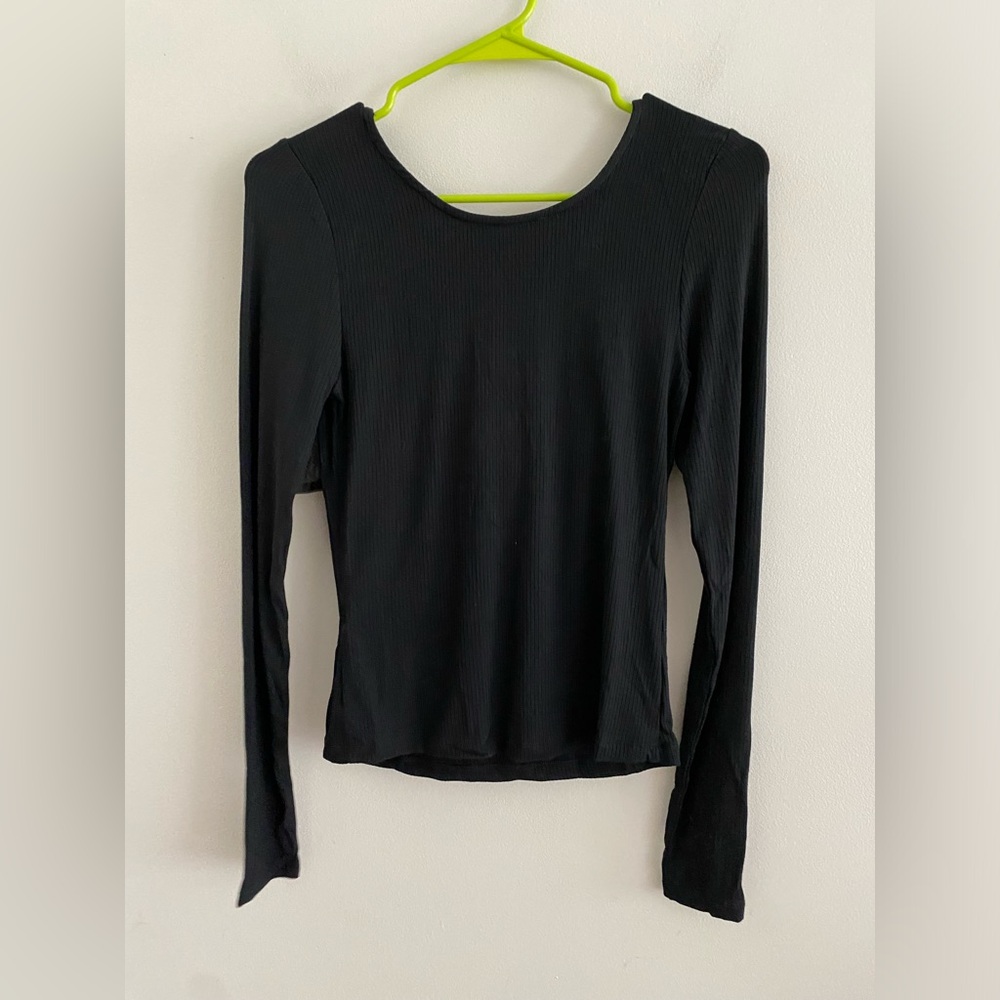 Anthropologie Black Bow Blouse - Picture 11 of 11